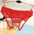 thumbnail image 6 of Panties for Women,Elegant Lace Underwear for Women Comfortable Seamless Briefs and Thongs Apparel,Womens Underwear,Red,One Size, 6 of 6