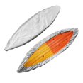 thumbnail image 2 of Tafetán impermeable duradero 3.6-3.9m Cubierta de almacenamiento de canoa para botes de kayak - Plata 45 m kusrkot Cubierta de kayak gris, 2 of 8