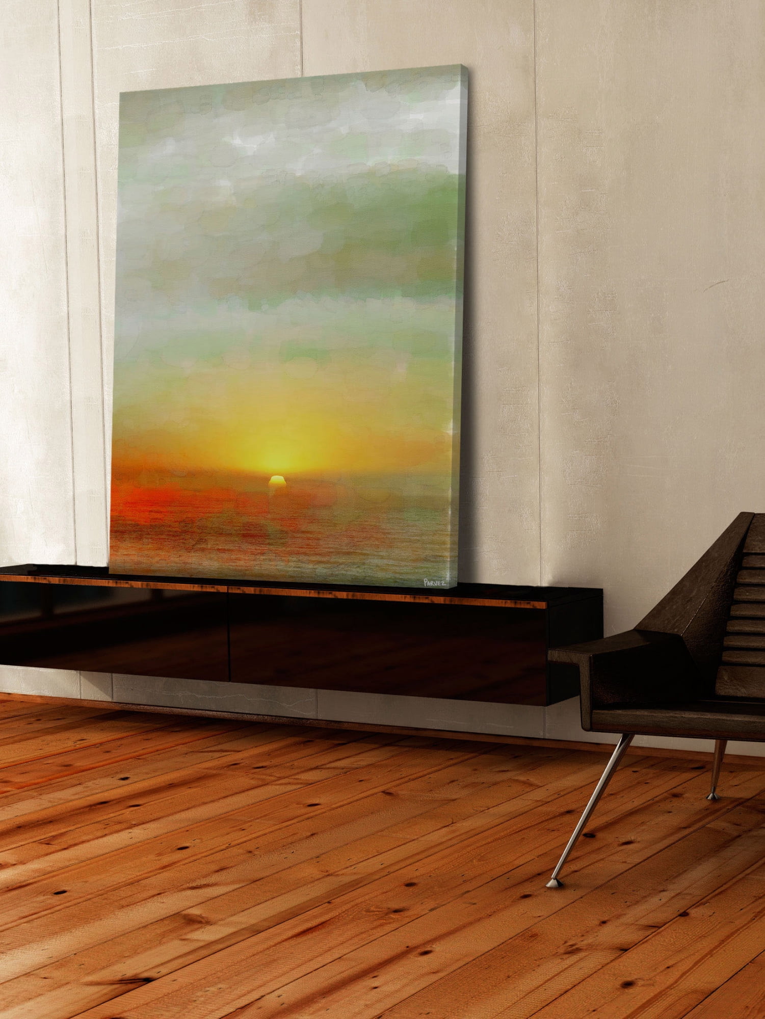 Del Ray by Parvez Taj Painting Print on Wrapped Canvas
