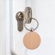 thumbnail image 4 of 100Pcs DIY Blank Wooden Key Chain Rectangle Heart Round Ellipse Carving Key Ring Wood Key Chain Ring, 4 of 5