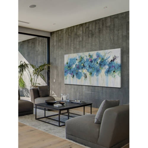 Marmont Hill ''Center Piece I-3'' by Julie Joy Painting Print on Wrapped Canvas