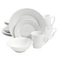 thumbnail image 1 of Gibson Home Service de table 16 pièces en relief Buffet Blanc Céramique fine, 1 of 9