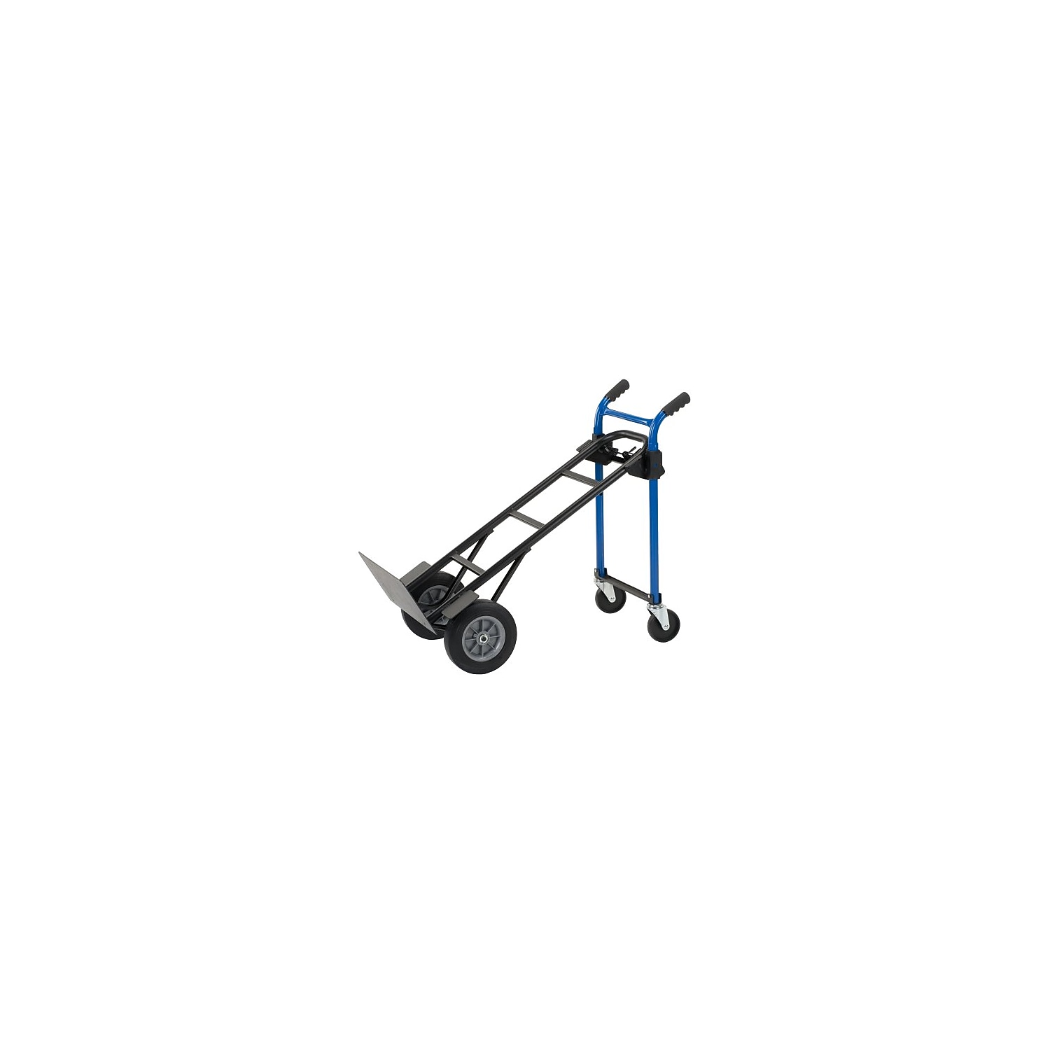 Harper Trucks Harper 4-in-1 Quick Change Steel Convertible Hand Truck 800 lbs. Black/Blue (DTC8635P)
