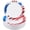Red/blue/white, variant on 200PCS Gold Plastic Plates, 10.25 Inch Disposable Dinner Plates with Gold Rim, Heavy Duty Party Plates for Christmas, Thanksgiving, Weddings, Birthdays, and Events