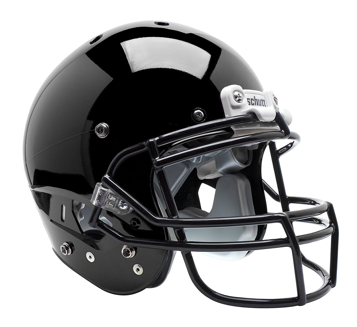 MATTE BLACK Schutt AiR XP Pro VTD II Football Helmet ADULT LARGE w/ Facemask 