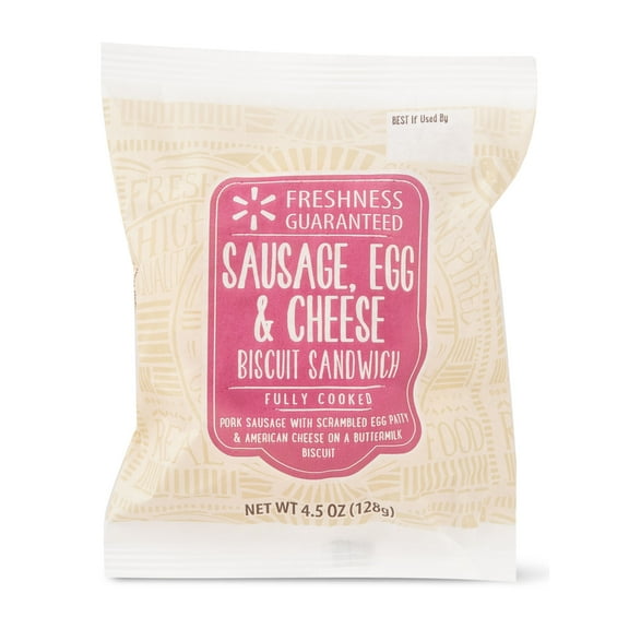 Freshness Guaranteed Sausage, Egg & Cheese Biscuit Sandwich, 4.5 oz, 1 Count