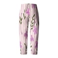 thumbnail image 3 of Pantalones de Mujer Traje Verano Cómodo de Moda Impreso Pantalones Recortados, Pantalones Elásticos Casuales, 3 of 5