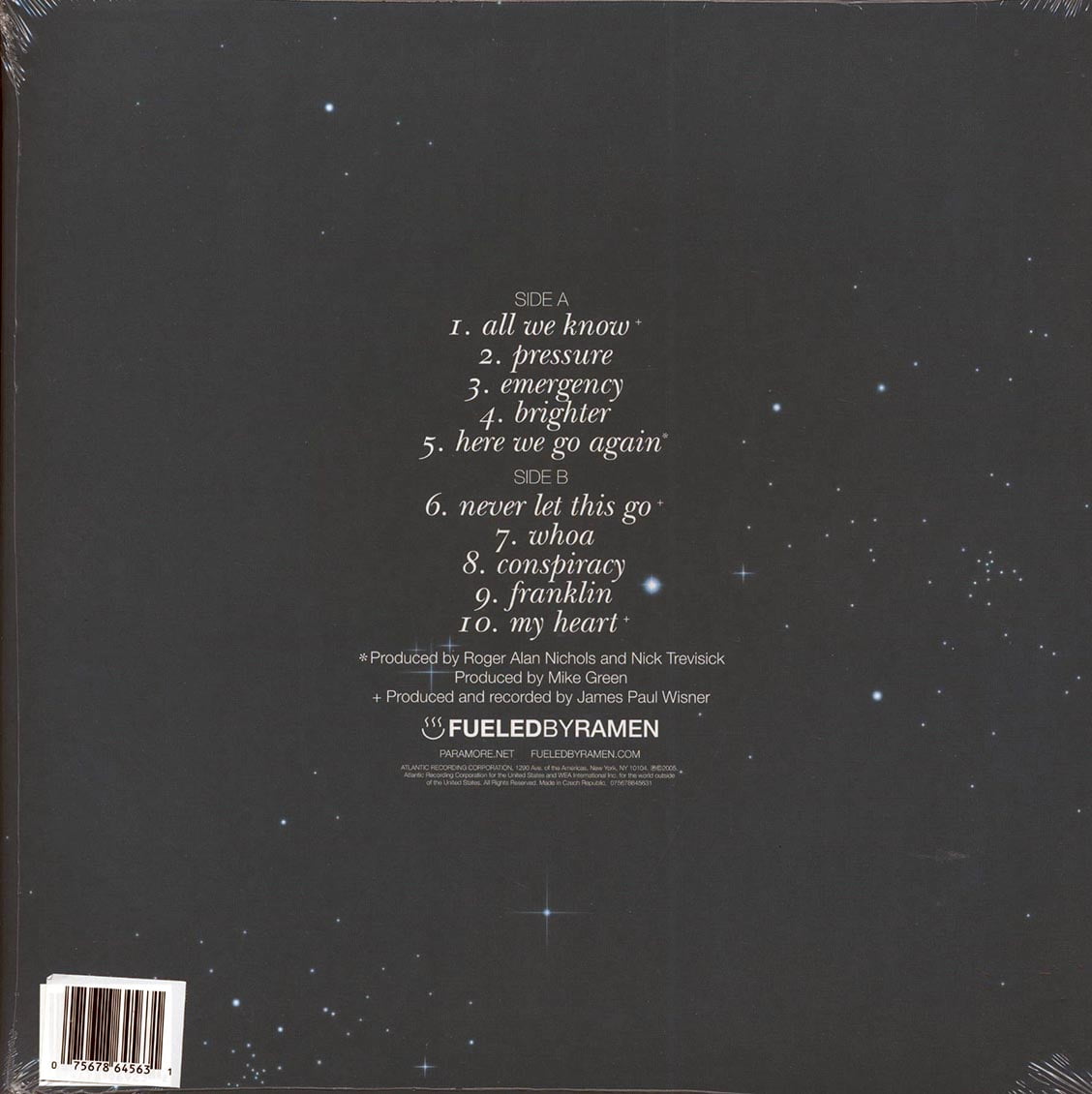 Paramore Album Cover All We Know Is Falling