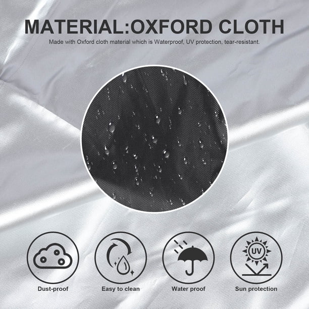 OUNONA Cubierta Duradera Para Cortacésped Con Material Oxford Y Protección Polvo Y Uv