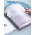 thumbnail image 1 of 1pc 60-page A4 Size Transparent File Folder For Certificates, Music Scores, With Random Cardboard On Pages, 1 of 5