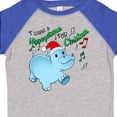 thumbnail image 4 of Inktastic I Want a Hippopotamus for Christmas Hippo in Santa Hat Boys or Girls Toddler T-Shirt, 4 of 5