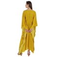 thumbnail image 4 of Moomaya Printed Caftan Gown Maxi Dress For Women Beachwear Party Kimono Cover Up Kaftan, 4 of 7
