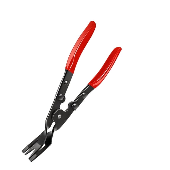 Car Clip Remover Tool | Auto Trim Removal Tool for Door Panel and Light Housing Disassembly, Red and Black Car Accessories for Automotive Work