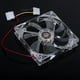 thumbnail image 1 of Destornillador Luz LED CPU Ventilador de refrigeración Computadora PC Caja transparente Quad 12CM Disipador de calor Verde, 1 of 9