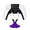 Purple, variant on 3D Printed Gaming Controller Holder Stand for PS5 Xbox PS4, Desktop Mount, Phone Holder, Gaming Accessories (Red)