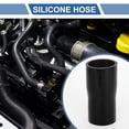 thumbnail image 2 of Unique Bargains 1 Pcs 51-57mm 2.01"-2.24" ID 127mm 5.00" Length 0° Black Car Silicone Hose, 2 of 7