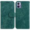 thumbnail image 2 of Compatible with Motorola Moto Edge 30 Neo Embossed Cute Tiger Flip Folio Wallet Case Card Pocket Holder Cover, 2 of 5