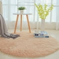 thumbnail image 3 of Round Rug for Bedroom, Fluffy Circle Rug 31.5in for Kids Girls Baby Room Indoor Plush Circular Nursery Rugs Soft Cute Cozy Area Rugs for Living Room, 3 of 8