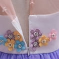 thumbnail image 4 of GYRATEDREAM 3-12T Girls Princess Party Birthday Dresses Unicorn Costume Pageant Long Maxi Gown Flower Girls Bridesmaid Formal Puffy Tulle Dresses, 4 of 7