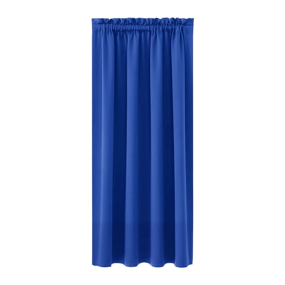 Blackout Curtains for Bedroom 54 Inch Length, Solid Thermal Insulated Energy Saving Rod Pocket Window Treatment Curtains Blackout Drapes, W40 x L63 Inch