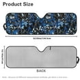 thumbnail image 7 of Uorisanigo Windshield Sunshade,Blue Hunting Forest Sun Visor for UV Rays & Heat Protection,Compatible with Wrangler,Compass,Gladiator & Renegade,Accessories for Jeep Wrangler,52.95x16.14 inches, 7 of 7