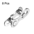 thumbnail image 3 of Uxcell 8pcs Bicycle Missing Link 6/7/8 Speed Reusable Steel Bike Chain Link Silver, 3 of 7