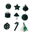 thumbnail image 1 of 9 adornos de bolas de Navidad, colgantes con dijes, hechos a mano, estilo vintage, adornos navideños, decoración para de Navidad, regalos de, 1 of 8