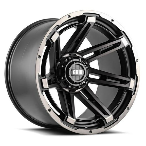 Grid Wheels GRW-117952R158 17 x 9.0 in., 5 x 127 mm. 5 x 139.7 mm, 15 87.1 Wheel