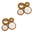 thumbnail image 1 of Yuarrent Set of 25 Tenor Saxophone Replacement Synthetic Pads Leather Tipo 1 2piezas, 1 of 4