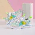 thumbnail image 4 of Lujianch Children's Fashion Mesh Lace Up Sneakers Color Matching Casual Comfortable Running Shoes Lightweight Girls Sneakers Size 4.5-5 Years, 4 of 5