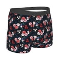 thumbnail image 4 of Uemuo Rose Flowers Pattern Men's Boxer Briefs,Trunk Anti-Chafing,Comfortable, Durable, and Stylish Underwear-Small, 4 of 9