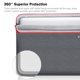 thumbnail image 3 of Funda para portátil Voova de 15,6-16 pulgadas, impermeable, gris, 3 of 8