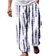 thumbnail image 2 of Pantalones largos de verano para hombre, informales, a la moda, con estampado 3D, cintura elástica, rectos, 2 of 5
