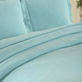 thumbnail image 3 of BNM Paisley Cotton Decorative Bedspread and Sham Set, Full, Aqua, 3 of 9