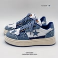 thumbnail image 2 of Zapatos De Skate De Mezclilla Para Mujer, Zapatos Deportivos Bajos Con Punta Redonda A La Moda, Zapatillas Versátiles Para Exteriores, 2 of 3