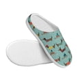 thumbnail image 3 of KLL winter ski Dachshund Pattern Adult Unisex Cozy Slippers,Fuzzy Slip-on Slippers TPR Sole Slippers Comfort Plush Home Footwear for Indoor & Outdoor-8, 3 of 7