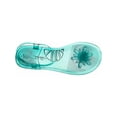 thumbnail image 4 of BETSEY JOHNSON Womens Teal Adjustable Embellished Tabby Round Toe Buckle Sandals Shoes 37, 4 of 4