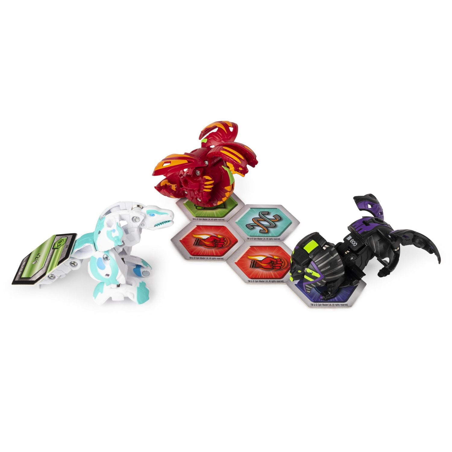 Bakugan Starter Pack 3-Pack, Trox Ultra, Armored Alliance Collectible Action Figures