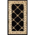 thumbnail image 4 of Infinity Home 36233 Tapis Fleur de Lis Timeless 2 Pi 3 Po x 3 Pi 11 Po - Noir, 4 of 10