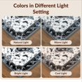 thumbnail image 7 of Design&I 8'x10' Ultra Soft Area Rug, Gothic Insect Motif Ornate Filigree Scroll Bathroom Damask Scrollwork None Fluffy Washable Non Shedding for Bedroom Living Room Under Sectional, 7 of 7
