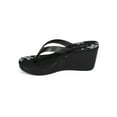 thumbnail image 4 of Nature Breeze CC81 Women Jelly Plastic Thong Platform Wedge Sandal, 4 of 5