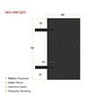 thumbnail image 6 of 2 Pack Black Quilted and Padded Door Moving Cover - 39"x79" Polyester Washable and Reusable Furniture Door Blanket for Interior Exterior Use, 6 of 9