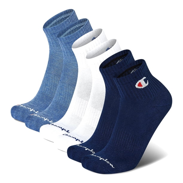 Calcetines Deportivos Tobilleros Acolchonados para Hombre Champion Paquete de 6