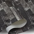 thumbnail image 1 of Deco Film/Papel Tapiz/0.53m X 9.5m/Tipo Laja, Ladrillo y Cantera /Material de instalación Cantera Negra PANEL DECORATIVO Cantera Negra, 1 of 5