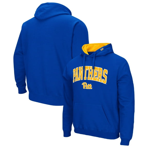 Men's Colosseum  Royal Pitt Panthers Arch & Logo Hoodie