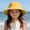Orange, variant on Kids Sun Hat UPF 50+ Kids Bucket Hat for Girls, Wide Brim 100% Cotton Beige Summer Beach Hat,Size 1 T