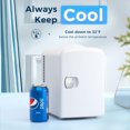 thumbnail image 3 of Antarctic Star Refrigerador compacto, mini refrigerador portátil, cuidado de la piel, capacidad de 4 litros/6 latas, 3 of 7