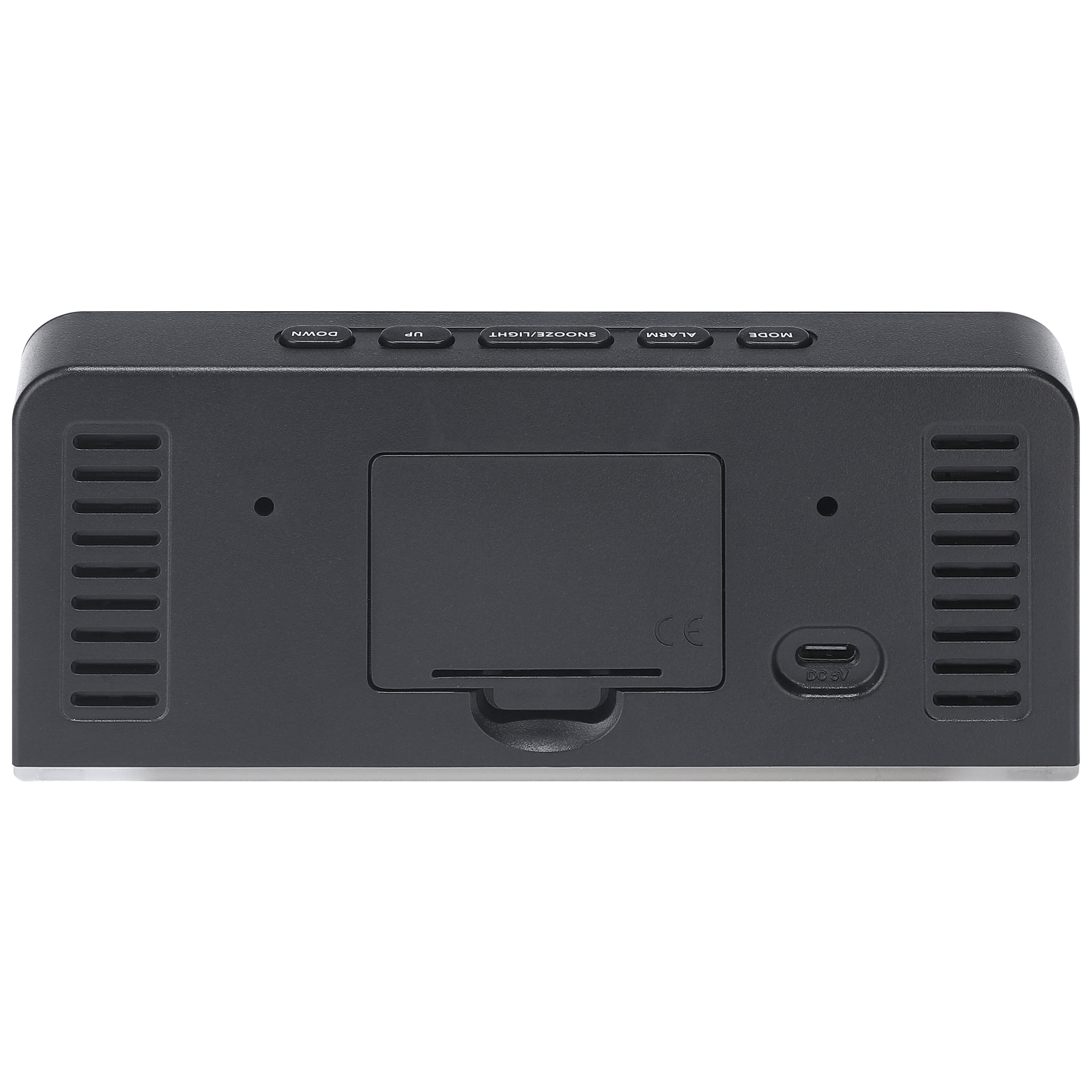 Unique Bargains Dimmable Dual Alarm Clock with Snooze Function 6.3" x 1.6" x 2.6"