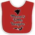 thumbnail image 3 of Inktastic Halloween Mama's Little Vampire Boys or Girls Baby Bib, 3 of 4