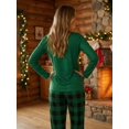 thumbnail image 3 of et Pijama Mujer Navideña Unitalla Invierno Conjunto Suave y Cálido, 3 of 5